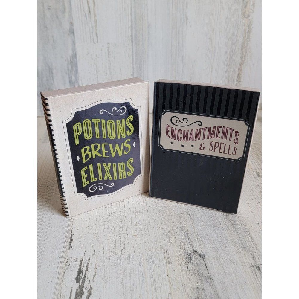 Halloween potions spell HideAway books prop scary set